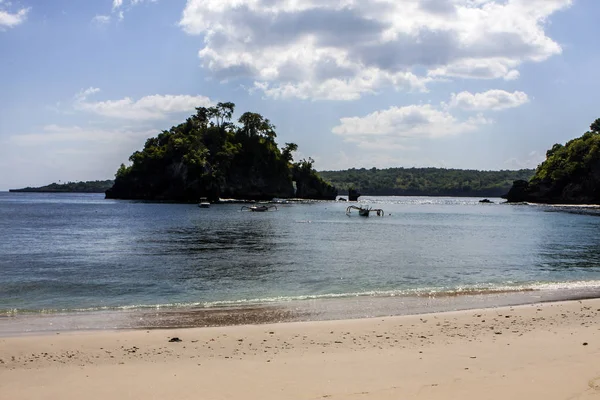 Côte Romantique Cristal Baie Nusa Penida Indonésie — Photo