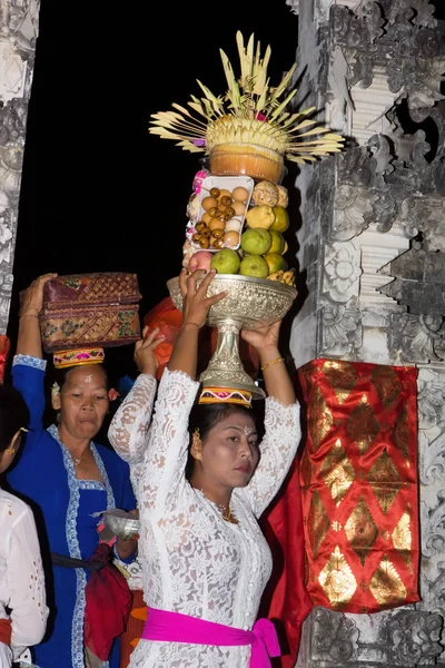 Hinduistische Schauspieler Bei Zeremonien Toyopakeh Nusa Penida Bali — Stockfoto