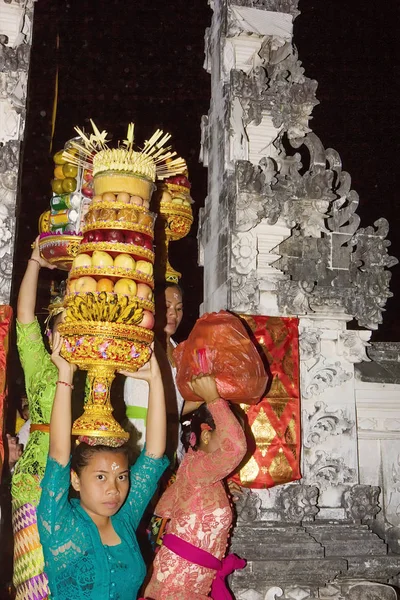 Hinduistische Schauspieler Bei Zeremonien Toyopakeh Nusa Penida Bali — Stockfoto