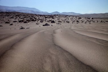 Toro muerto. Başka bir gezegen yüzeyine daha--dan 3500 görüntüleri çevreleyen bir çöl benzer
