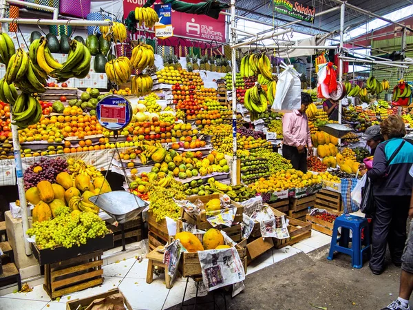 Mercado Colorido Arequipa Perú — Foto de Stock