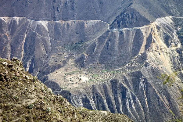 Valle Profundo Cañón Del Colca Perú — Foto de Stock