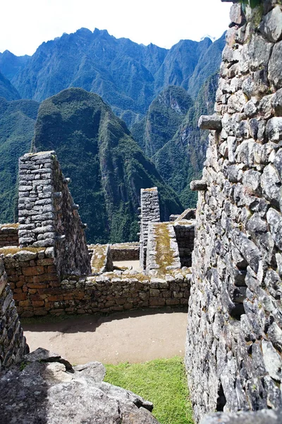 Vista Antigua Ciudad Inca Machu Picchu Sitio Inca Del Siglo — Foto de Stock