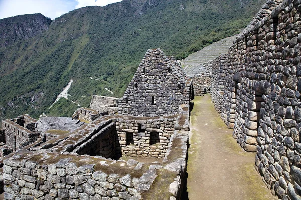 Vue Ancienne Ville Inca Machu Picchu Site Inca 15E Siècle — Photo