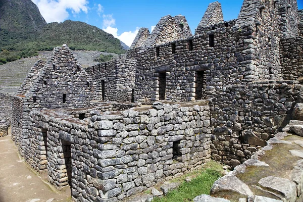 Vista de la antigua ciudad Inca de Machu Picchu, Perú — Foto de Stock