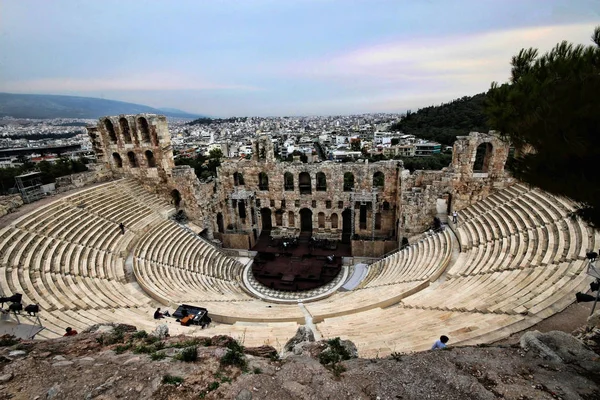 Gran Anfiteatro Romano Atenas Grecia — Foto de Stock