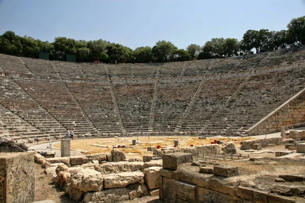 Epidaurus Eskulap Theater Grekland — Stockfoto