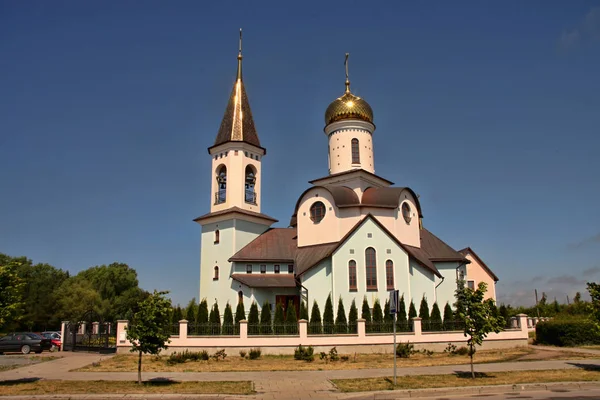 Православна Церква Паланга Литва — стокове фото