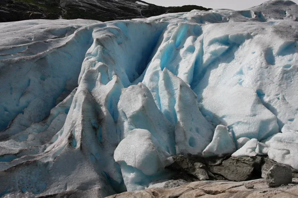 Beleza Das Geleiras Nigardsbreen Noruega — Fotografia de Stock