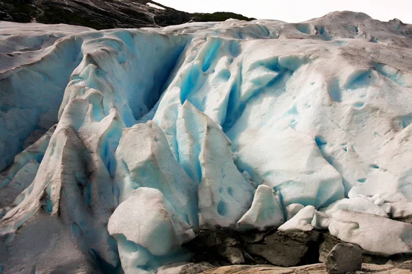 Piękno Lodowców Nigardsbreen Norwegia — Zdjęcie stockowe