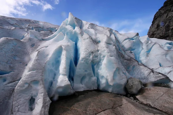 Nigardsbreen Norveç Buzulların Güzellik — Stok fotoğraf