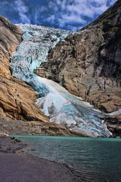 Краса Норвезька Льодовик Поля — стокове фото