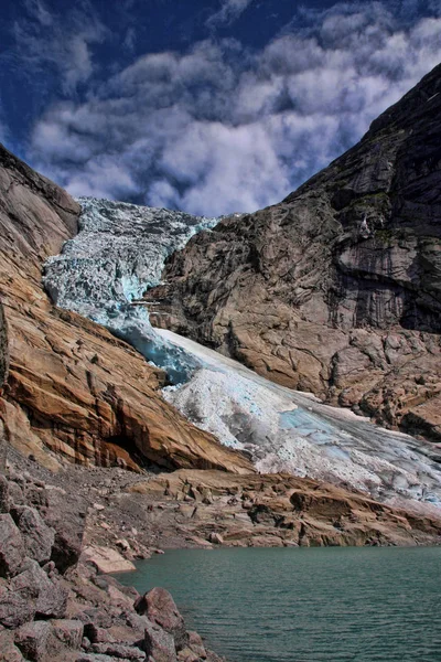 Norveç Buzul Alanları Güzelliği — Stok fotoğraf