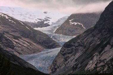 Norveç buzul alanları güzelliği