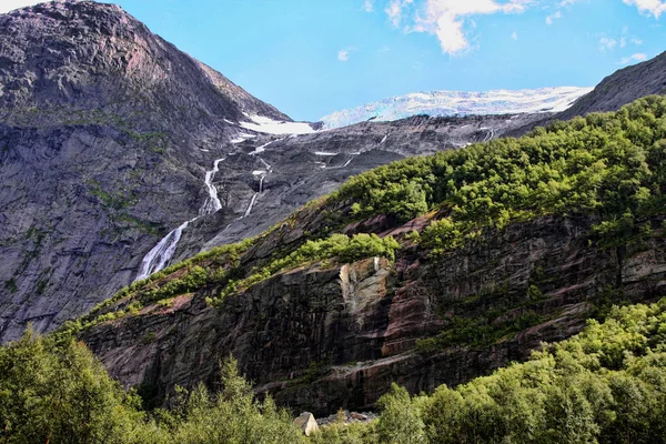 Belleza Del Verano Noruega Paisaje Noruego —  Fotos de Stock