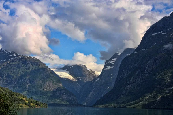 Belleza Del Paisaje Fiordos Noruego —  Fotos de Stock