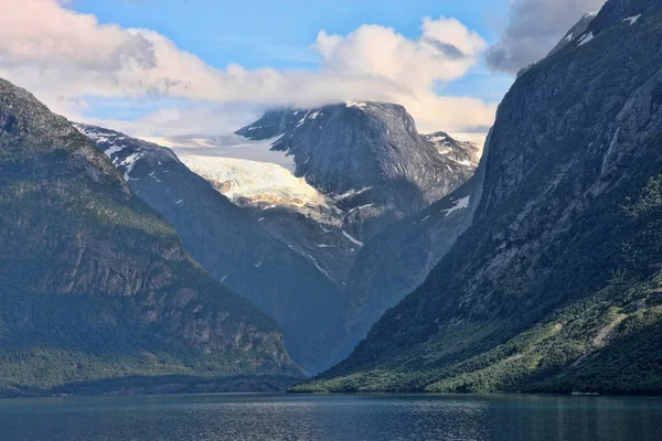 Beleza Paisagem Fiorde Norueguês — Fotografia de Stock