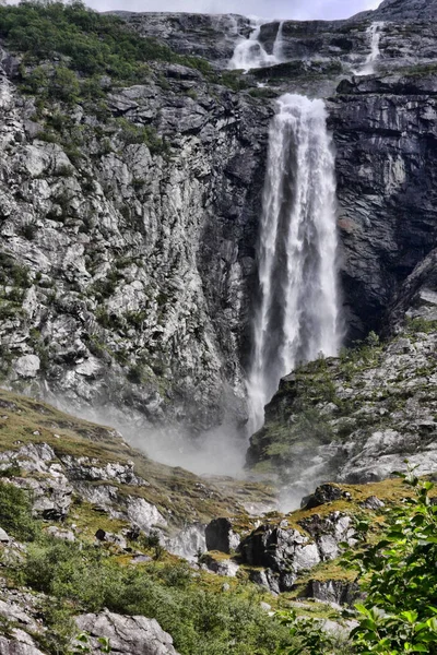 Belleza Las Cascadas Noruegas — Foto de Stock