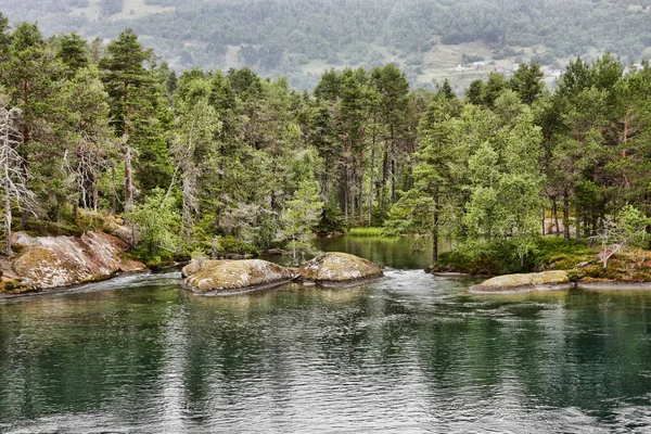 Beleza Verão Noruega Paisagem Norueguesa — Fotografia de Stock