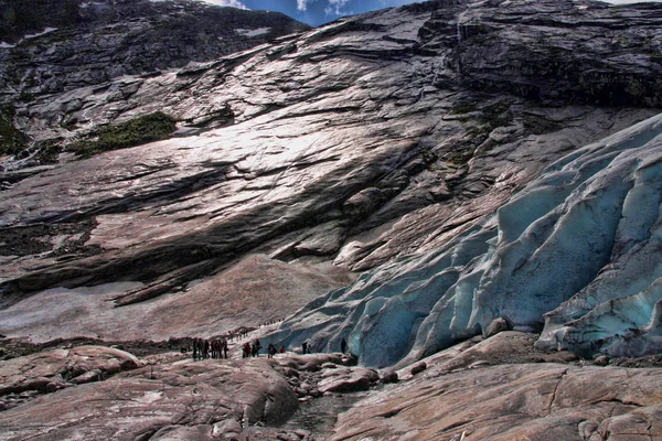 Norveç Buzul Alanları Güzelliği — Stok fotoğraf