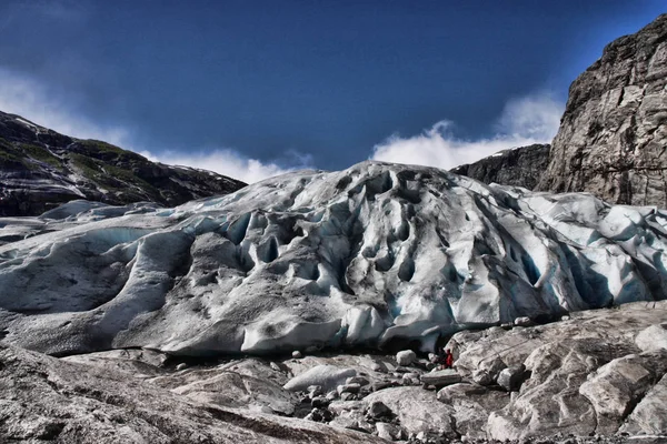 Norveç Buzul Alanları Güzelliği — Stok fotoğraf