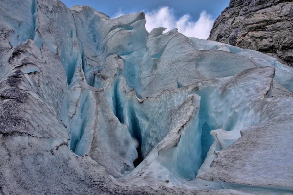 Beauté Des Champs Glaciaires Norvégiens — Photo