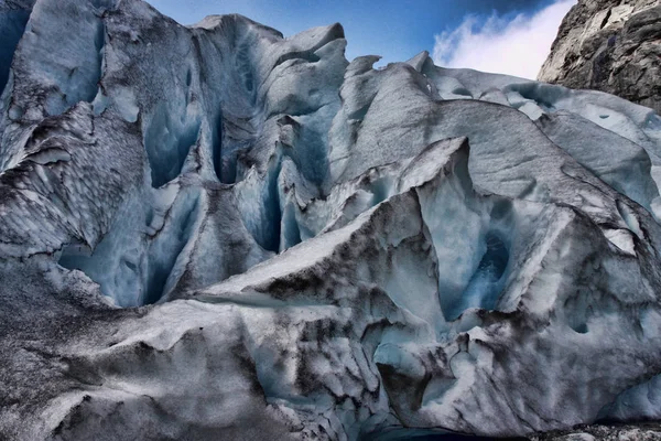 Beauty Norwegian Glacier Fields — Stock Photo, Image