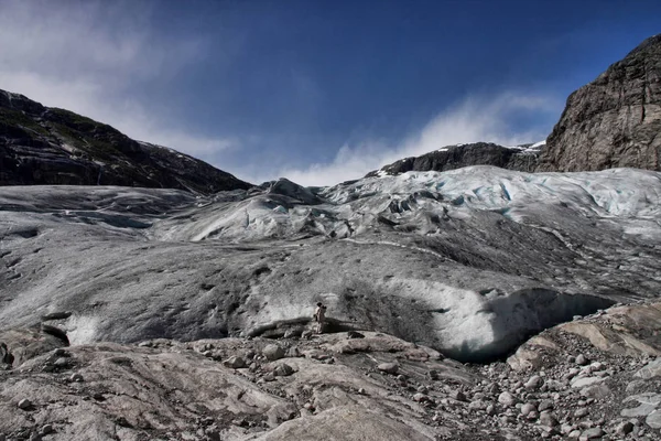 Beleza Dos Campos Glaciares Noruegueses — Fotografia de Stock