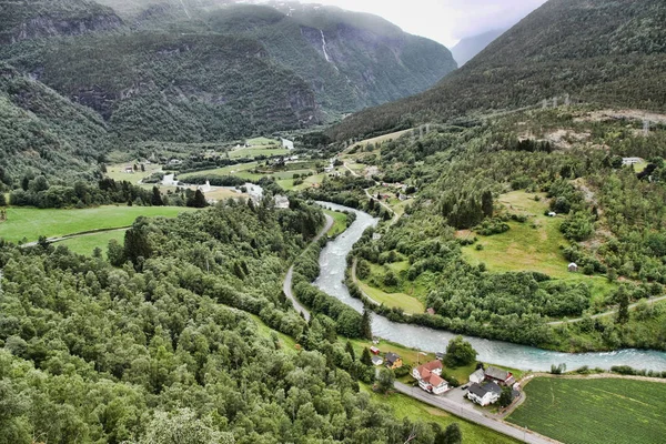 Belleza Del Verano Noruega Paisaje Noruego —  Fotos de Stock