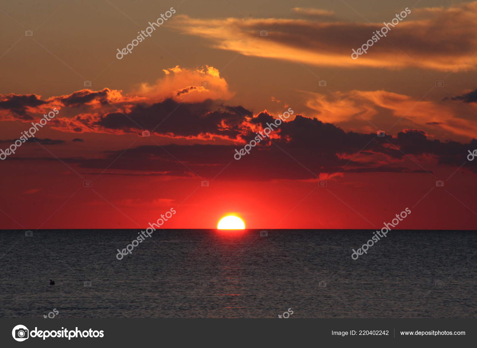 Coucher Soleil Sur Mer Nord Norvège Photographie Jirousek