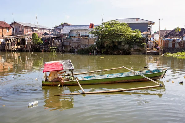 Transbordador Río Manado Sulawsesi Indonesia — Foto de Stock