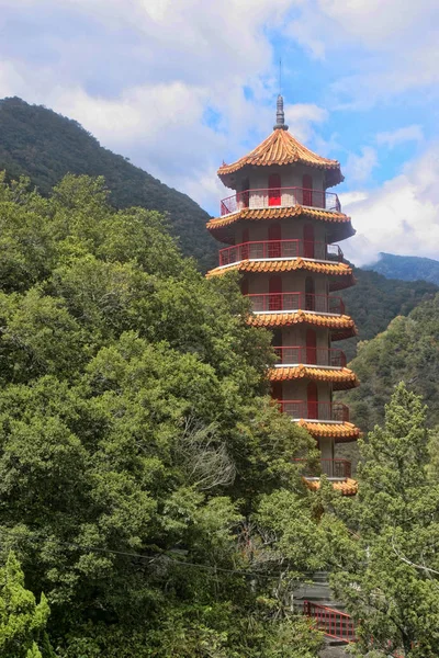 Pagoda Nella Gola Taroko Taiwan — Foto Stock