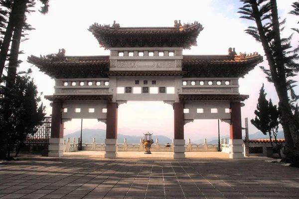 Kapı Hsuanchuag Manastırı Tayvan — Stok fotoğraf