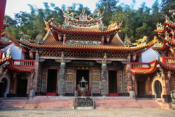 Inredda Färgglada Kloster Taiwan — Stockfoto