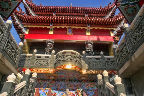 Inredda Färgglada Kloster Taiwan — Stockfoto