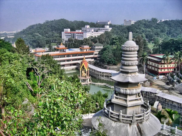 Inredda Färgglada Kloster Taiwan — Stockfoto