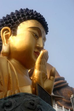 Buda'nın dev yaldızlı heykeli