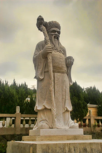 Gran Estatua Piedra Peregrino Taiwán — Foto de Stock