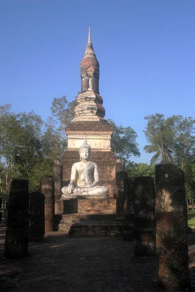 Betydande Historiska Komplex Sukhothai — Stockfoto
