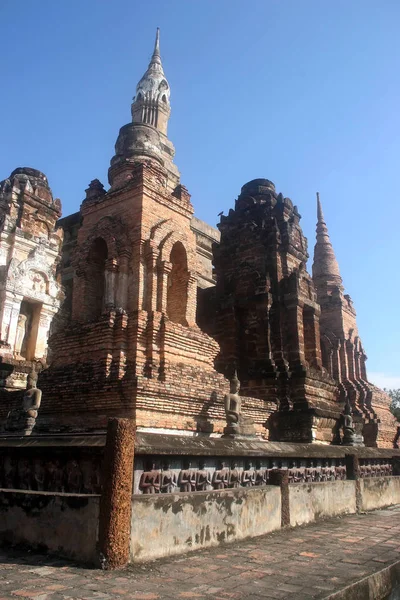 Ruinerna Templet Sukhothai Chiang Mai Thailand — Stockfoto