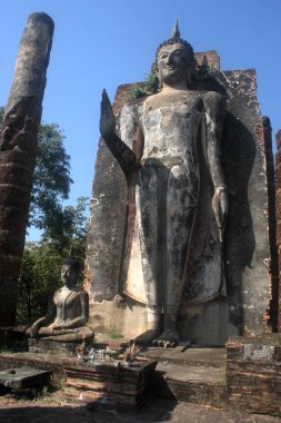 Big Buddha heykeli, Sukhothai Tapınak, Tayland