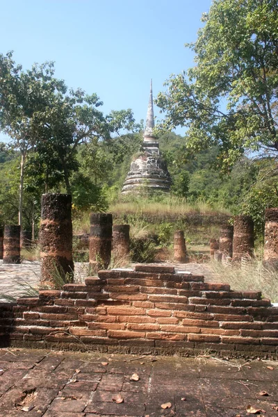 Ruins Sukhothai Temple Chiang Mai Thailand — Stock Photo, Image