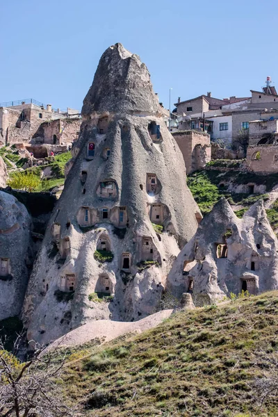 Wspaniały Krajobraz Kapadocji Turcji Niesamowite Formy Skalne — Zdjęcie stockowe