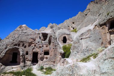 tuhaf kaya oluşumları Kapadokya, Türkiye