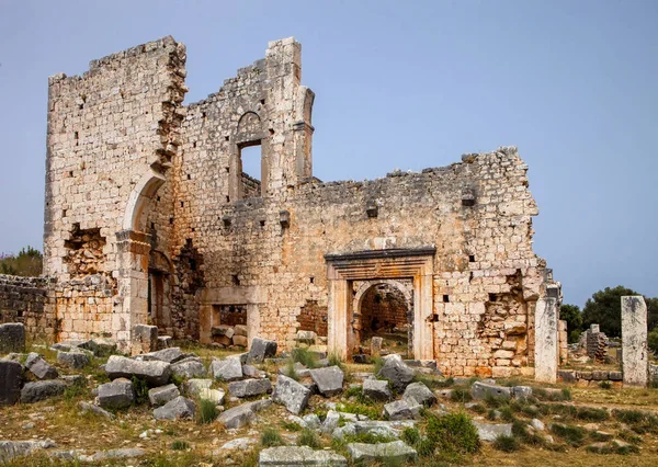 Ruinas Romanas Kizkalesi Turquía — Foto de Stock