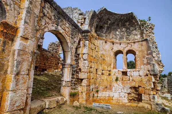 Ruinas Romanas Kizkalesi Turquía — Foto de Stock