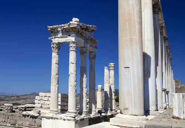 Bergamo Sítio Arqueológico Acrópole Turquia — Fotografia de Stock