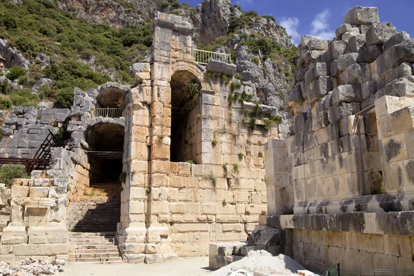 Ruins Ancient Side Turkey — Stock Photo, Image