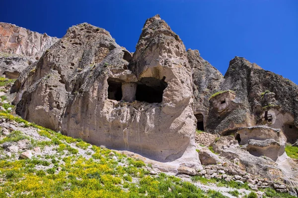 Fantástica Paisagem Capadócia Turquia Incríveis Formações Rochosas — Fotografia de Stock