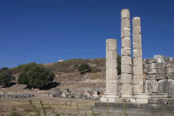 Romerska Kolonner Letoun Turkiet — Stockfoto